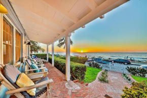 Oceanfront Dog Friendly Home with Waterfront Porch, Gas Grill, Hot Tub & Fire Pit